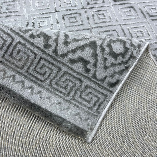 Turkish Viola Carpet A024A Gray Size 100*200 Turkish Viola Carpet A024A Gray Size 100*200