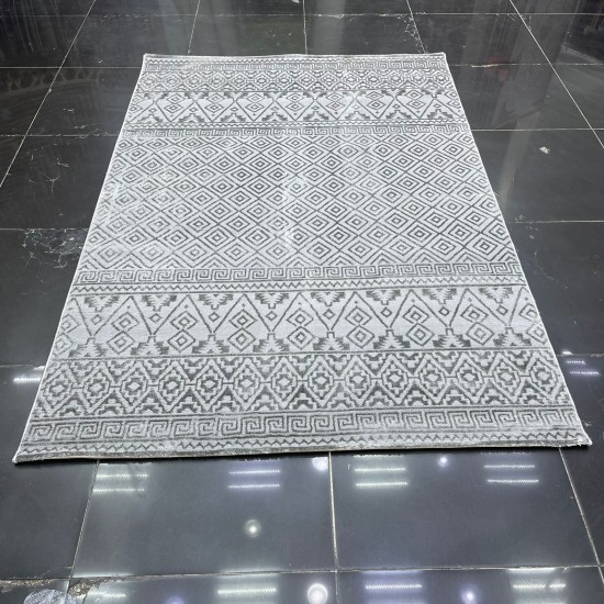 Turkish Viola Carpet A024A Gray Size 100*200 Turkish Viola Carpet A024A Gray Size 100*200