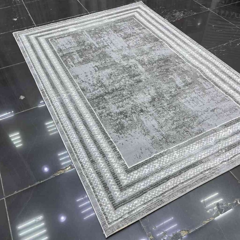Turkish Viola Carpet A025A Gray Size 150*220