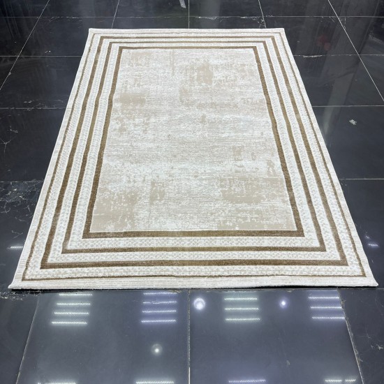 Turkish Viola Carpet A025A Beige Vison Size 100*200