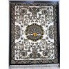 Turkish Tokyo rug Iranian pattern B061B black color size 400*600