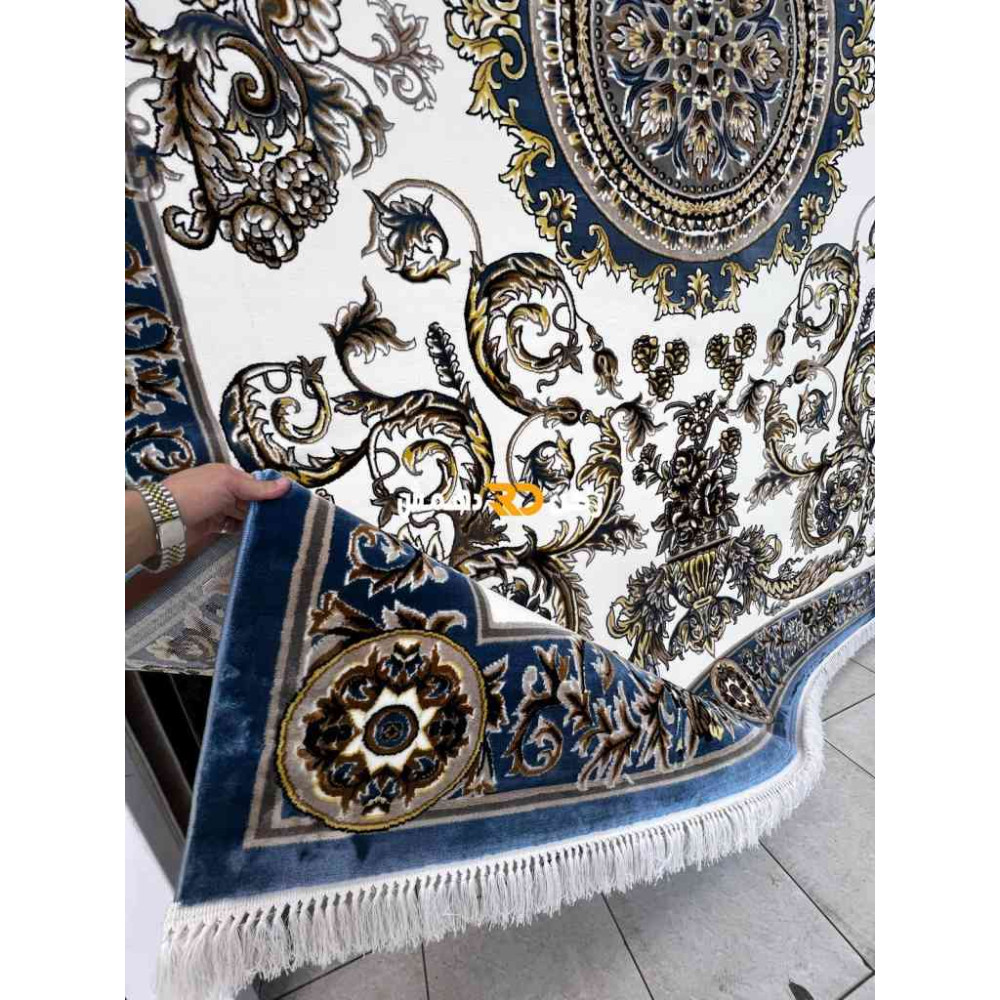 سجاد تركي طوكيو نقش ايراني B061B لون سماوي مقاس 400*600 سجاد تركي طوكيو نقش ايراني B061B لون سماوي مقاس 400*600