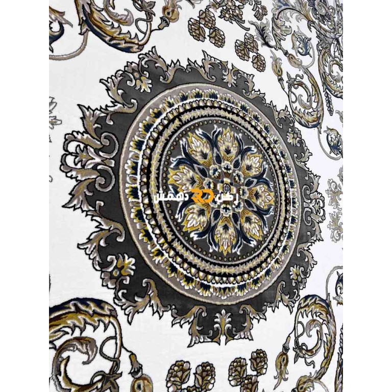 Turkish Tokyo rug Iranian pattern B061B gray color size 100*200