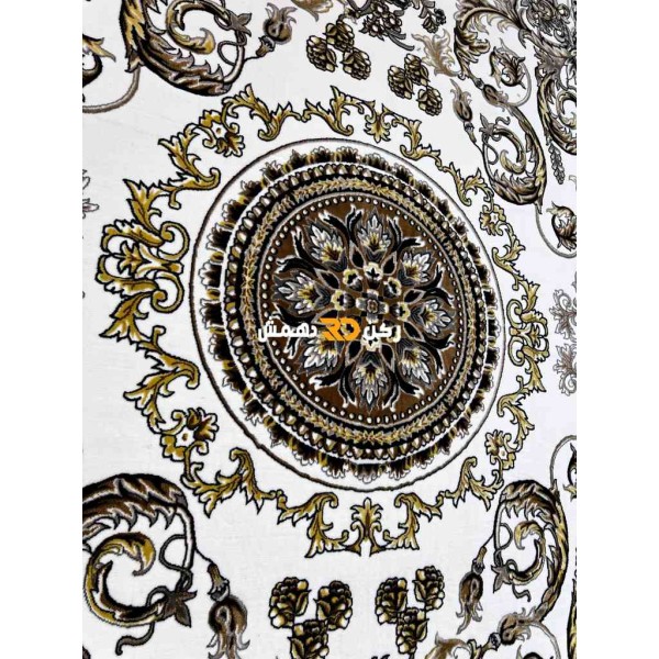 Turkish Tokyo rug Iranian pattern B061B white color size 50*80