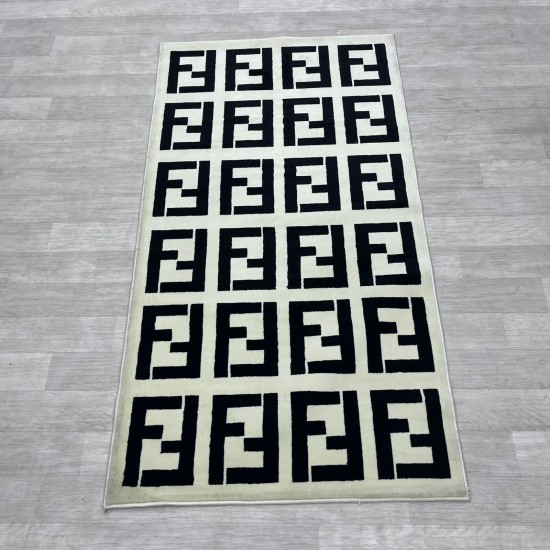 Maybach Fendi black and white carpets size 80*150