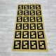 Maybach Fendi gold and black carpet size 80*150