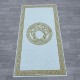 Modern Turkish diamond carpet 35005A beige green 100*300