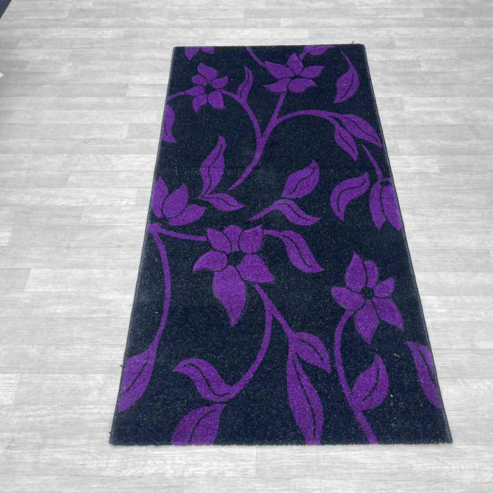 سجاد تركي كمفورد موف اسود مقاس 100*200 سجاد تركي كمفورد موف اسود مقاس 100*200