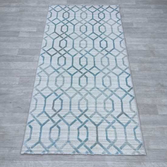 Turkish Global Cyan carpet size 100*200