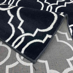 سجاد تركي بانورا اسود و ابيض مقاس 100*200 سجاد تركي بانورا اسود و ابيض مقاس 100*200