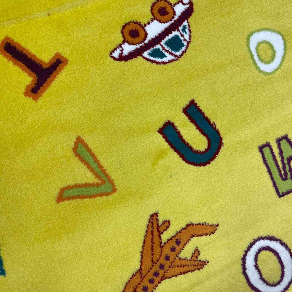 سجاد تركي اطفال اصفر مقاس 100*200 سجاد تركي اطفال اصفر مقاس 100*200