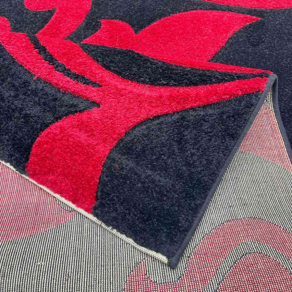 سجاد تركي مخفض كمفور 73 اسود احمر 100*200 سجاد تركي مخفض كمفور 73 اسود احمر 100*200