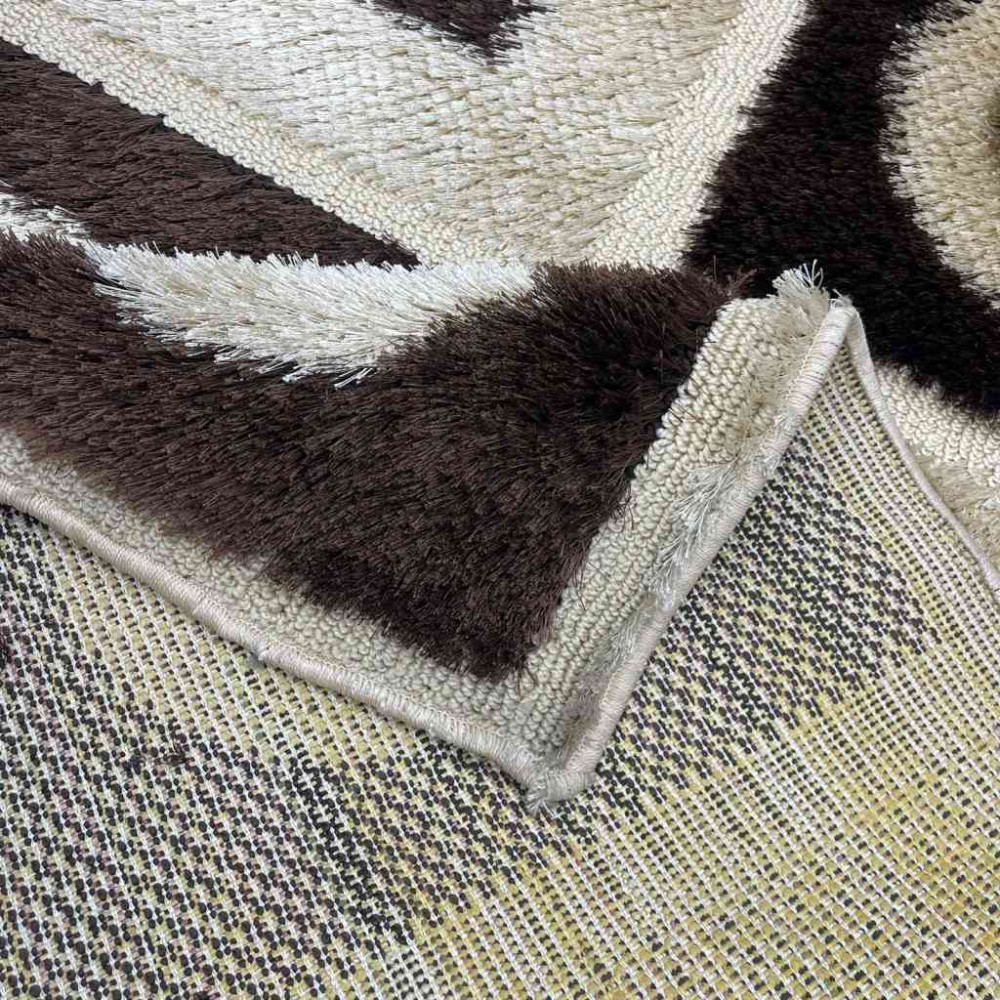 سجاد تركي حرير شاغي بيج بني مقاس 100*200 سجاد تركي حرير شاغي بيج بني مقاس 100*200