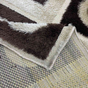 سجاد تركي حرير شاغي بيج بني مقاس 100*200 سجاد تركي حرير شاغي بيج بني مقاس 100*200