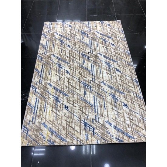 Bulgarian Andorra Carpets 284 Cyan Beige