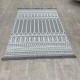 Turkish burlap carpet with casso NA44A gray color