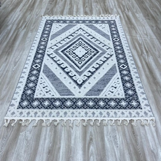 Eva Carpet B0288A Navy Gray Made in Bulgaria 100*300