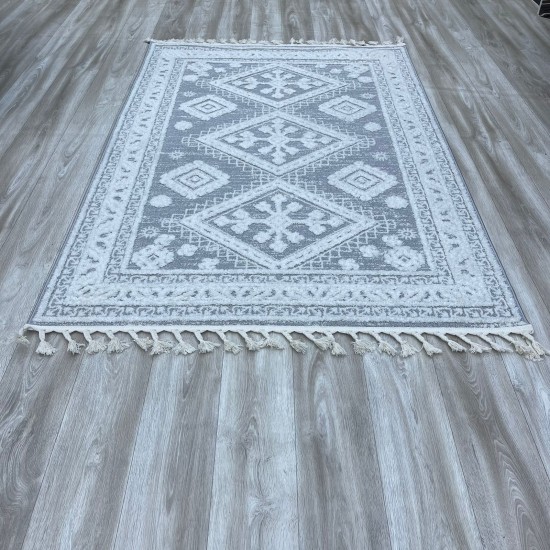 A0366B EVA Carpet Cream Gray Made in Bulgaria 100*200