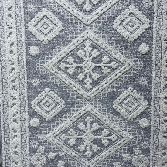 سجاد ايفا A0366B كريم رصاصي صنع بلغاري 250*350