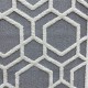 Eva Carpet B0315A Cream Gray Bvlgari Made 50*80