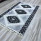 Eva Carpet B0841A Cream Gray Bvlgari Made 50*80