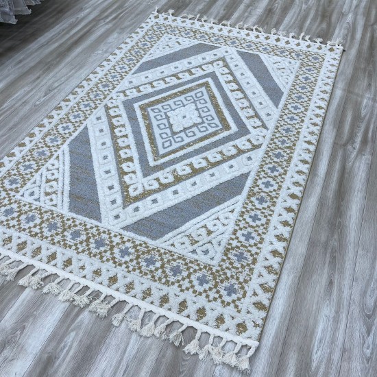 سجاد ايفا B0288A كحلي ذهبي صنع بلغاري 250*350