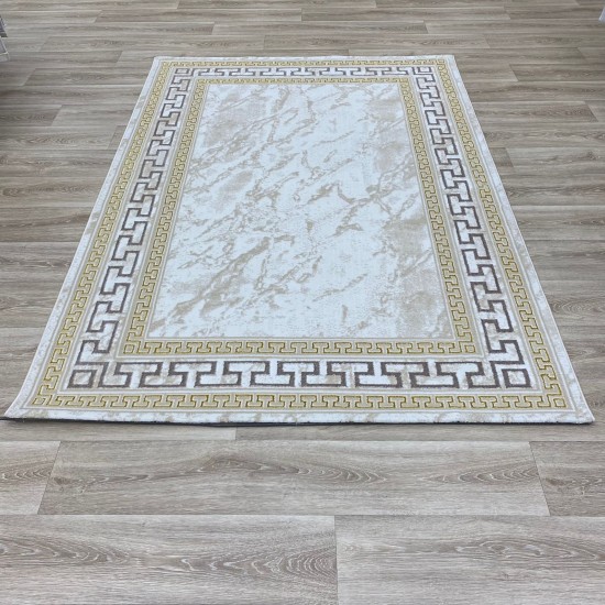 Ghada Carpets E628C Beige Beige Size 120*170