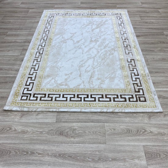 Ghada Carpets E628C Beige Brown Size 50*80