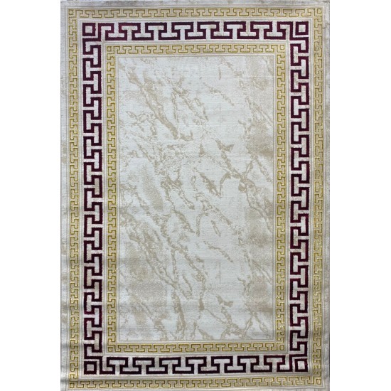 سجاد غاده E628C بيج احمر مقاس 250*350