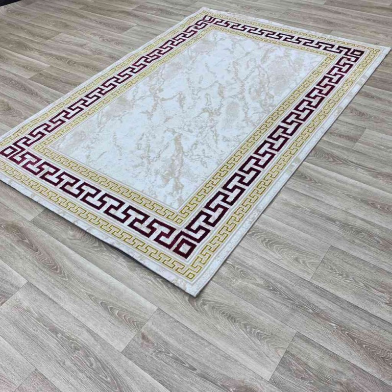 سجاد غاده E628C بيج احمر مقاس 300*400