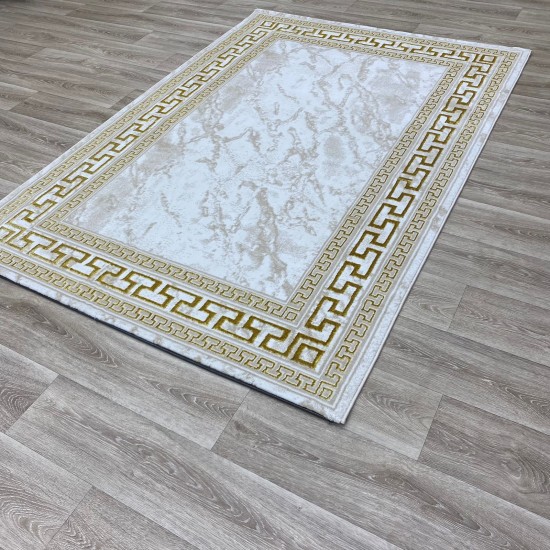 Ghada Carpet E628C Gold Size 100*200