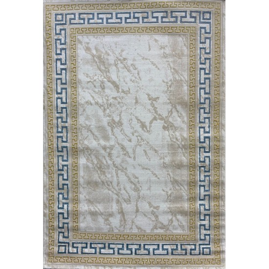 Ghada Carpets E628C Beige Blue Size 250*350