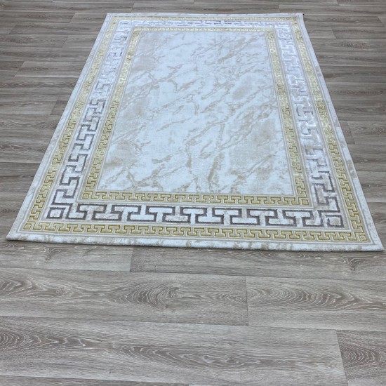 Ghada Carpets E628C Beige Beige Size 150*220