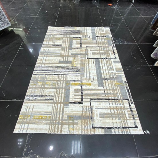 Bvlgari rugs Hermas 082 beige and gray