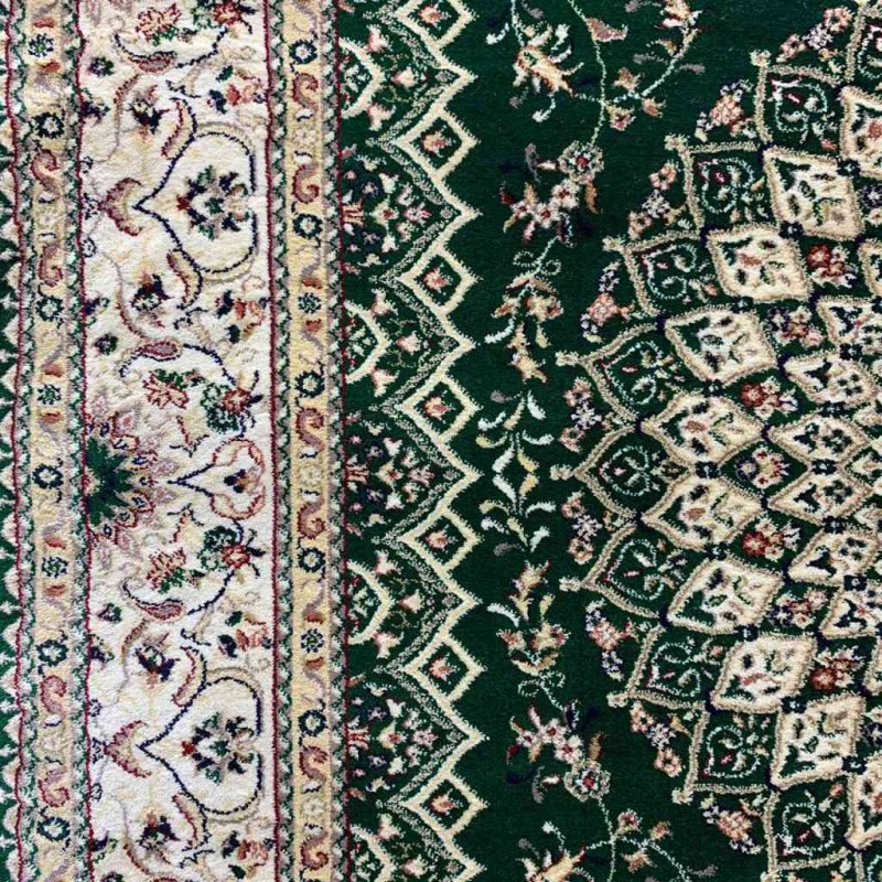 Turkish carpets Khorezm 8660 Oil green