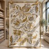 Lotus Turkish Rug HU13A cream golden Size 400*500