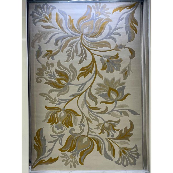 Lotus Turkish Rug HU13A cream golden Size 400*500