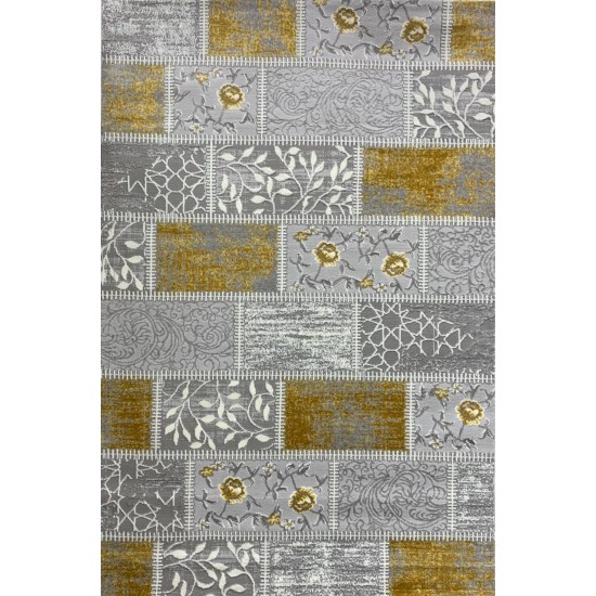 Bulgarian Carpet MANGO 626 Gray and Gold