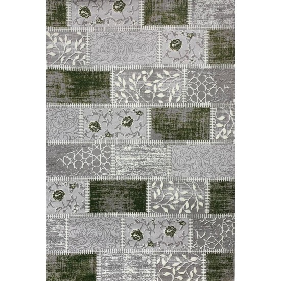 Bulgarian Carpet MANGO 626, gray and green