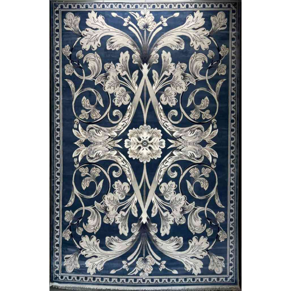 سجاد تركي ملكي موناكو نقشه فرنسي سماوي مقاس 150*150