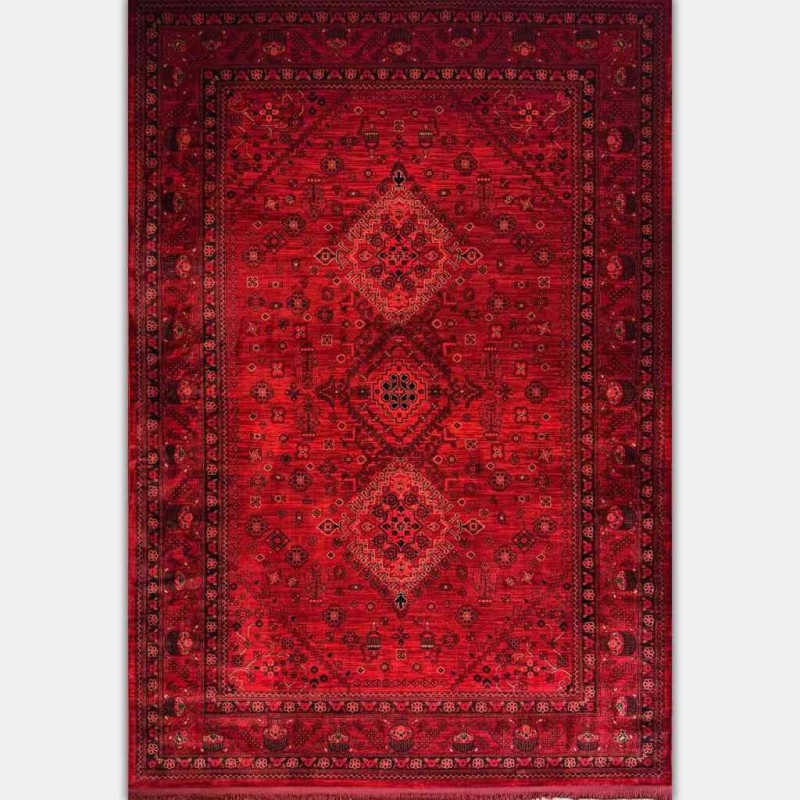 سجاد بخارى تركي 07 احمر مقاس 150*220