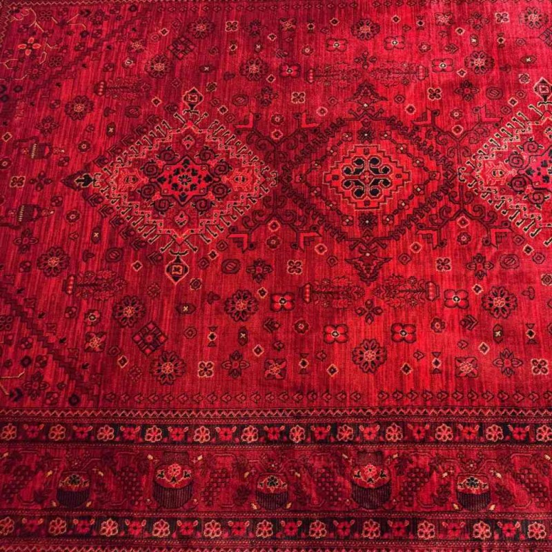 سجاد بخارى تركي 07 احمر مقاس 150*220