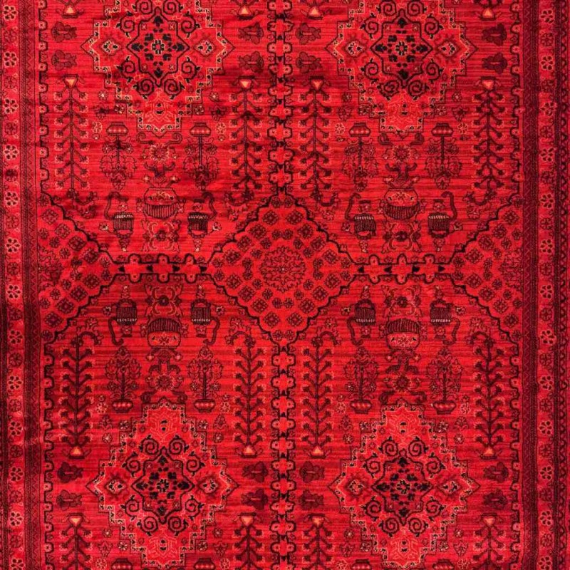 سجاد بخارى تركي 09 احمر مقاس 150*220