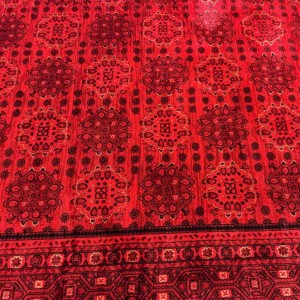 Turkish Bukhara carpet 01 red size 100*300