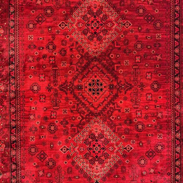 Turkish Bukhara carpet 07 red size 80*150
