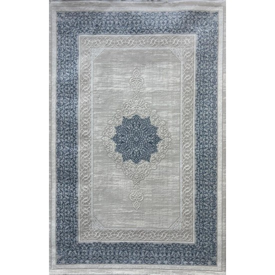 Turkish carpet Turkish Beton 26569A cream blue size 300*400