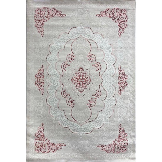 Turkish carpets crown 5543 cream pink