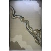 ANTIC Turkish Rug AA211B green Size 100*200