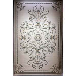 Turkish arjwan G0783B Rug white green Size 80*150