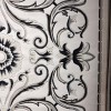 Turkish arjwan G0783B Rug white ANTHRACITE Size 80*150